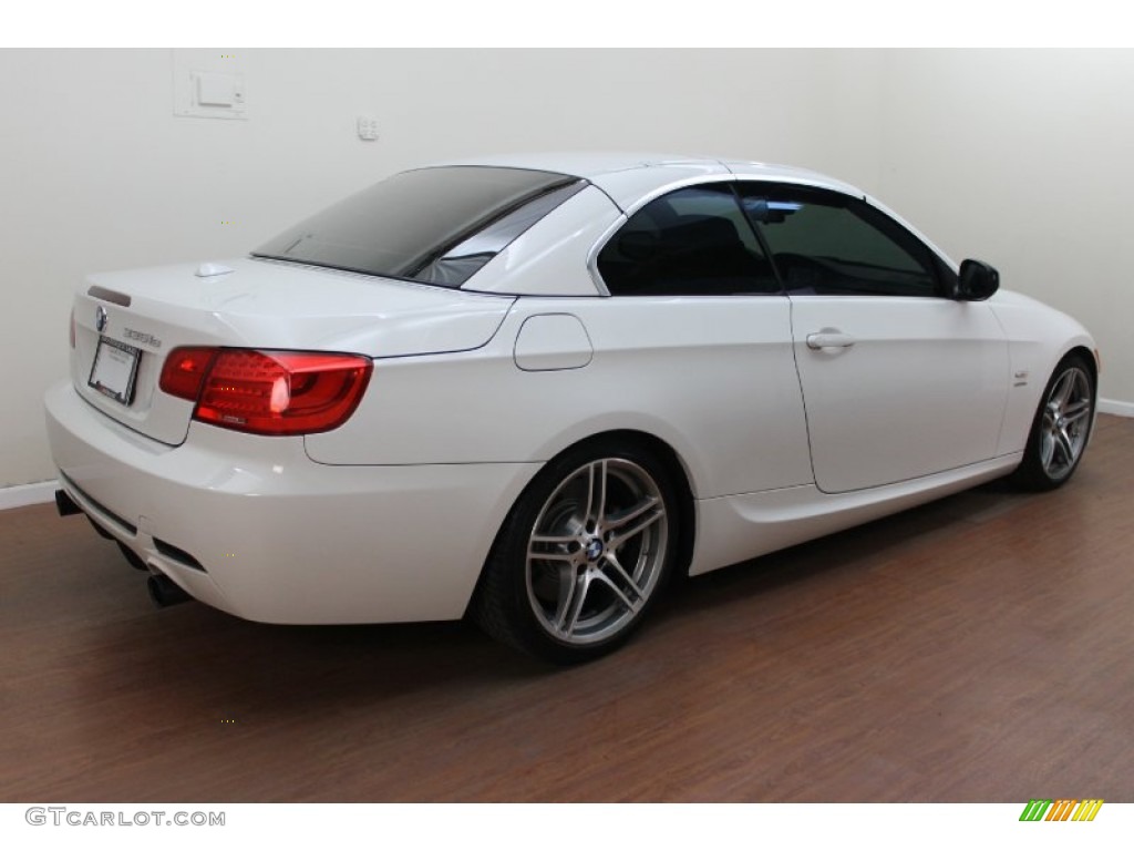 2011 3 Series 335is Convertible - Alpine White / Saddle Brown Dakota Leather photo #6
