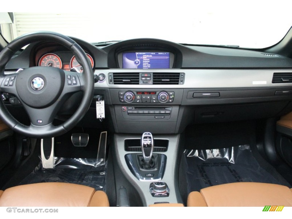 2011 BMW 3 Series 335is Convertible Saddle Brown Dakota Leather Dashboard Photo #78139230