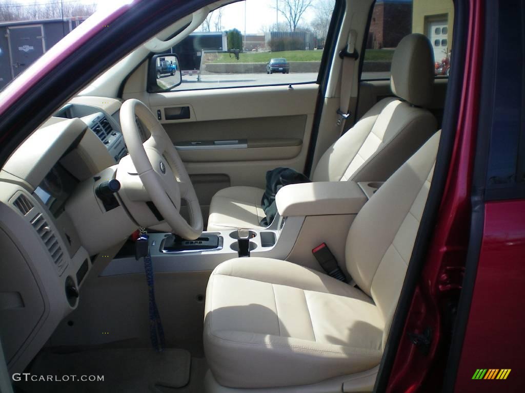 2009 Escape XLT V6 - Sangria Red Metallic / Camel photo #21