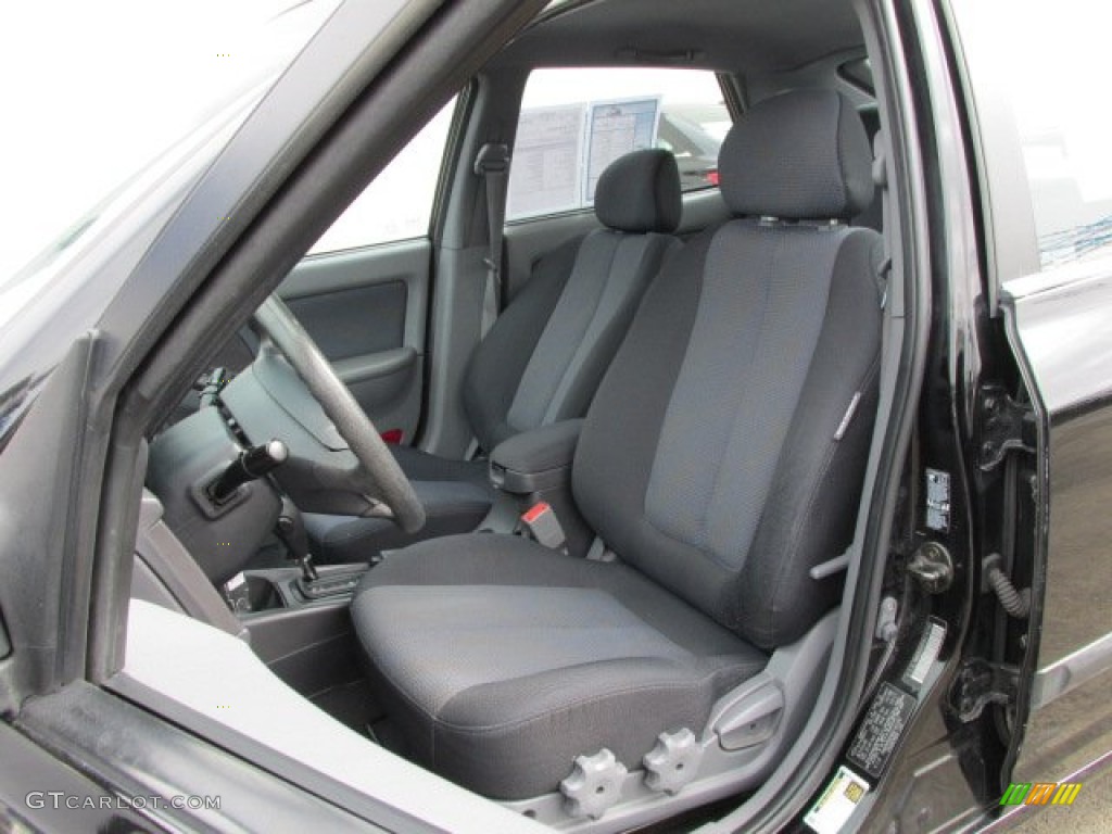 2006 Elantra GT Hatchback - Ebony Black / Gray photo #11