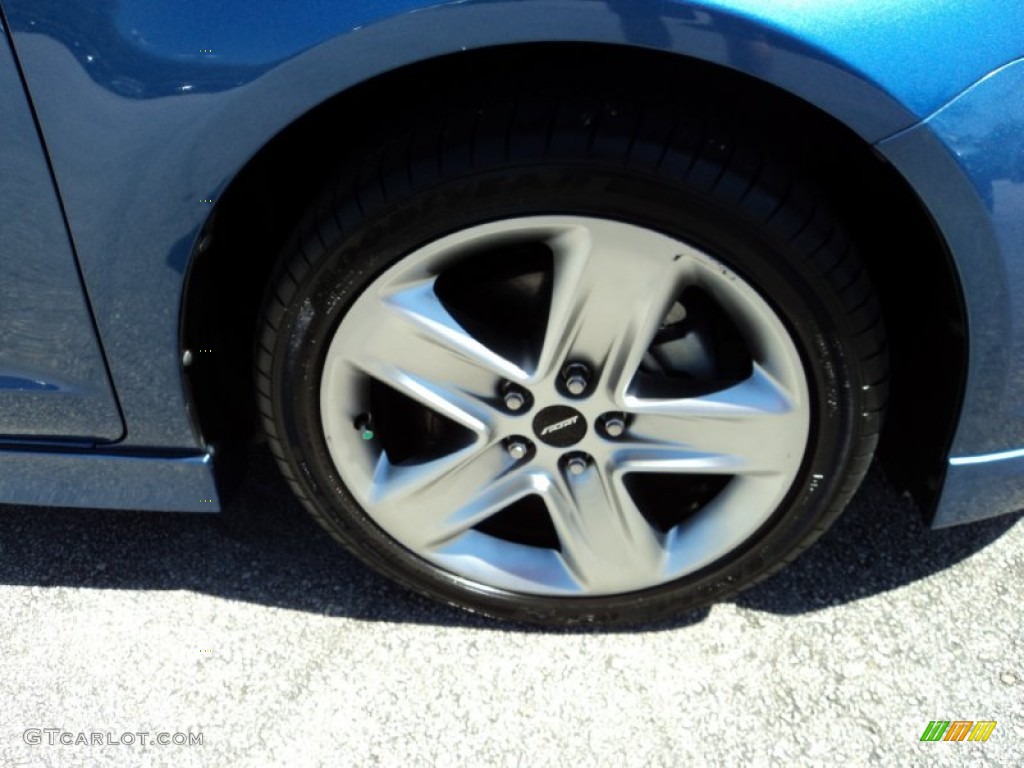 2010 Fusion Sport - Sport Blue Metallic / Charcoal Black/Sport Blue photo #3