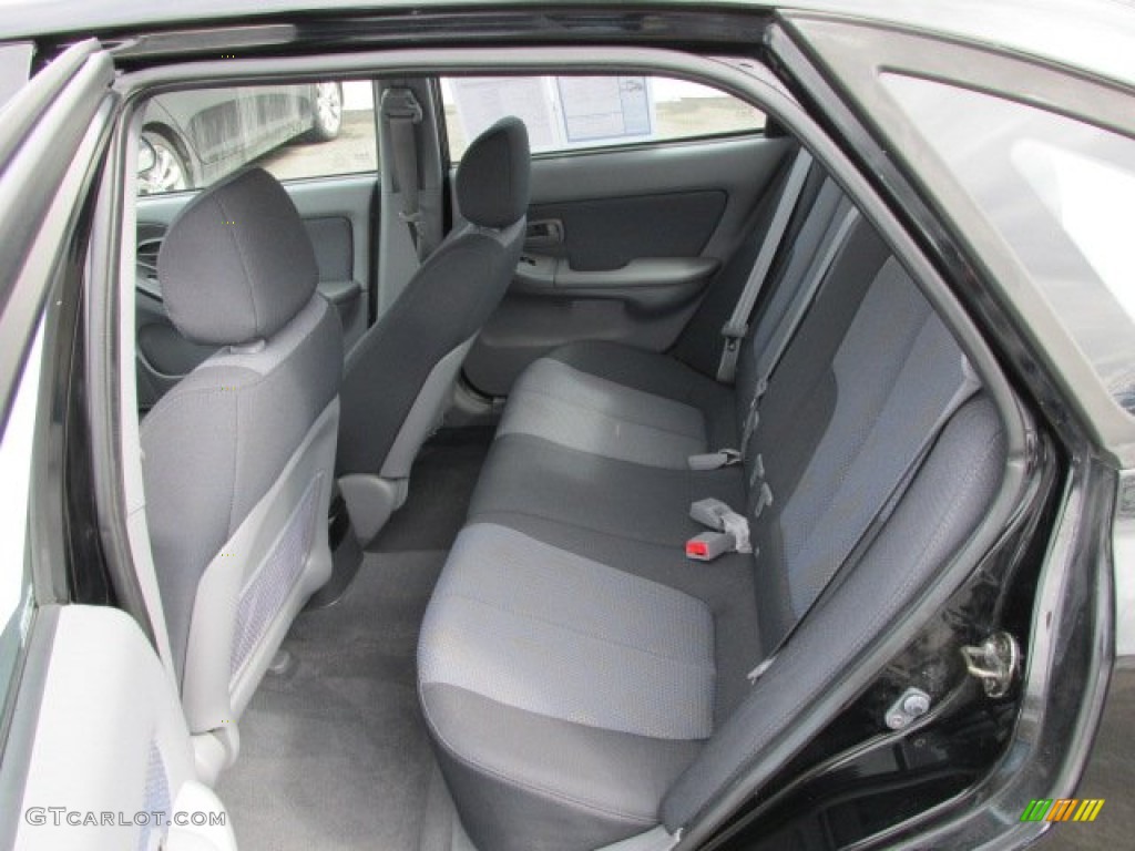 2006 Elantra GT Hatchback - Ebony Black / Gray photo #19