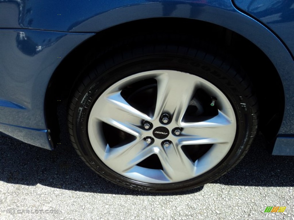 2010 Fusion Sport - Sport Blue Metallic / Charcoal Black/Sport Blue photo #4