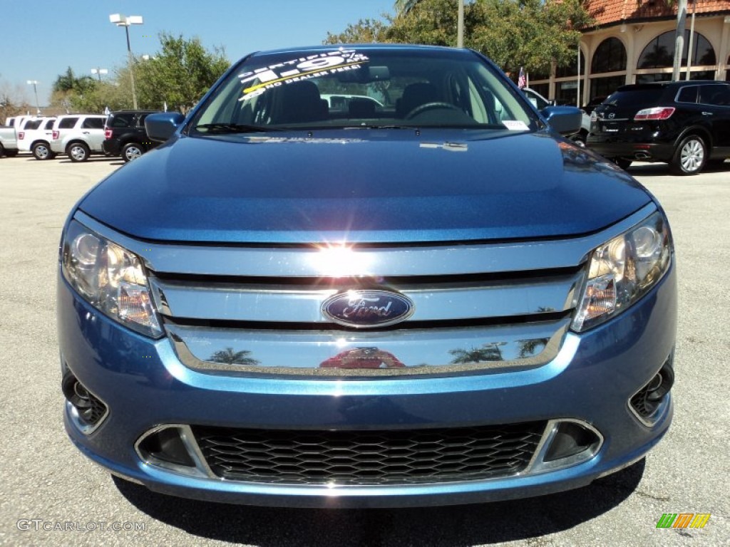 2010 Fusion Sport - Sport Blue Metallic / Charcoal Black/Sport Blue photo #15