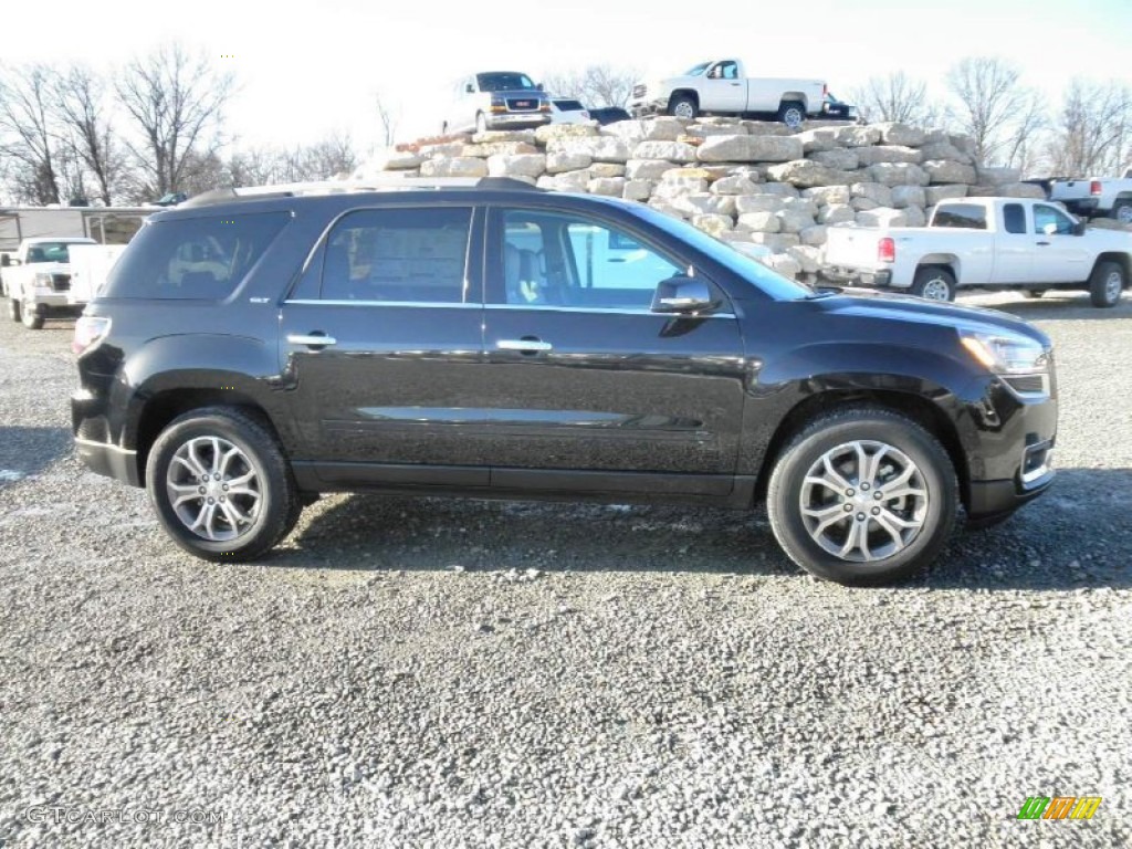 2013 Acadia SLT AWD - Carbon Black Metallic / Dark Cashmere photo #1