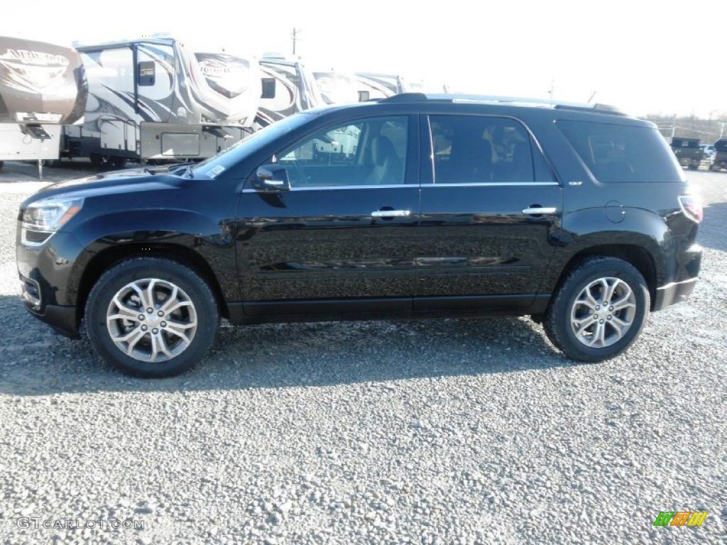 2013 Acadia SLT AWD - Carbon Black Metallic / Dark Cashmere photo #4