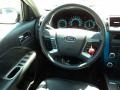 2010 Ford Fusion Charcoal Black/Sport Blue Interior Steering Wheel Photo