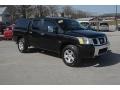 2004 Galaxy Black Nissan Titan SE Crew Cab 4x4  photo #1