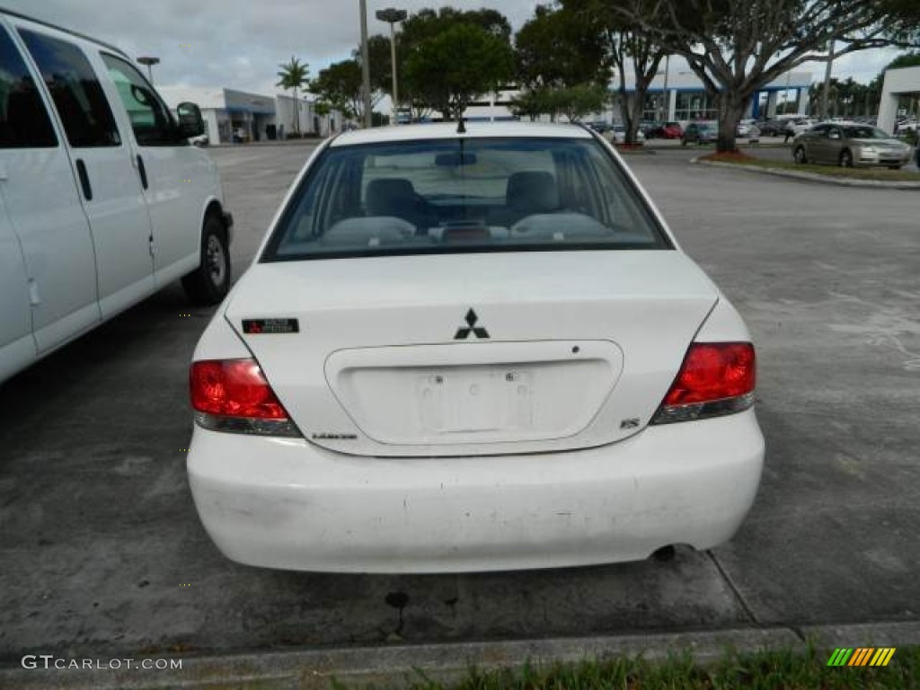 2004 Lancer ES - Innsbruck White / Gray photo #4