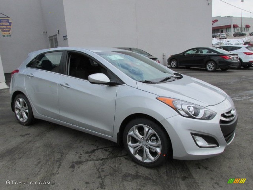 2013 Elantra GT - Silver / Black photo #3