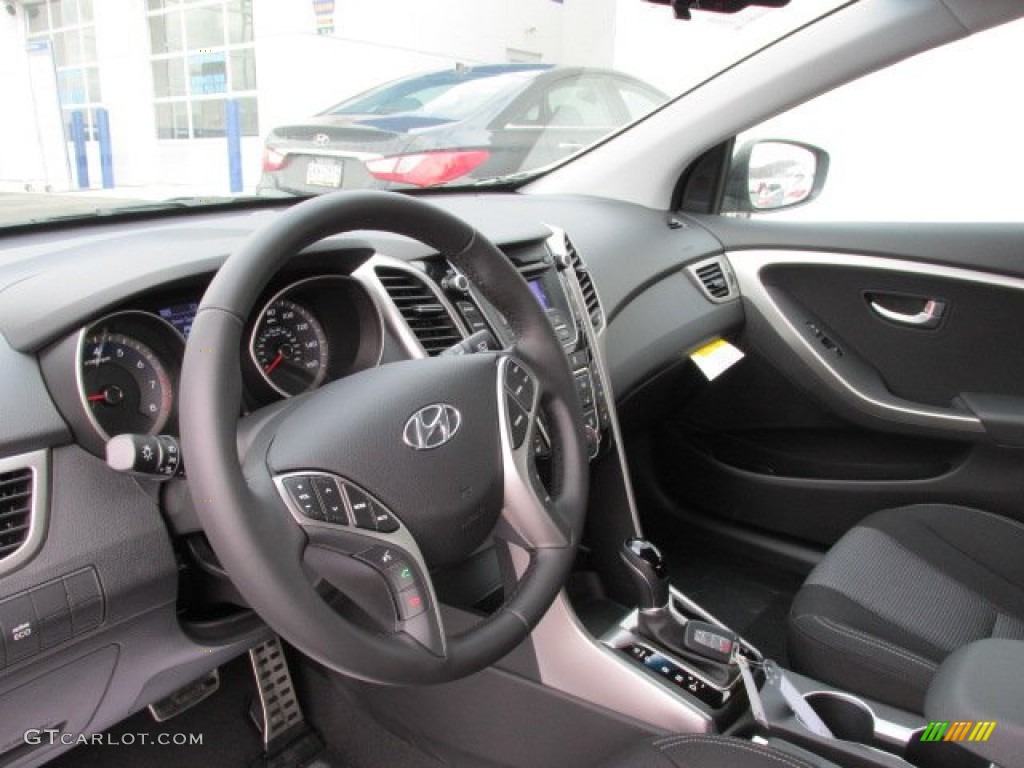 2013 Elantra GT - Silver / Black photo #5