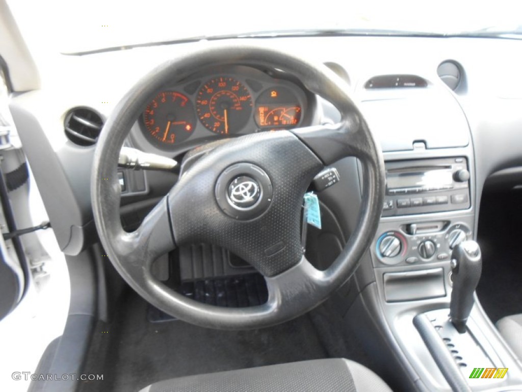 2005 Toyota Celica GT Black Steering Wheel Photo #78143529