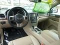 Black/Light Frost Beige 2011 Jeep Grand Cherokee Limited 4x4 Interior Color