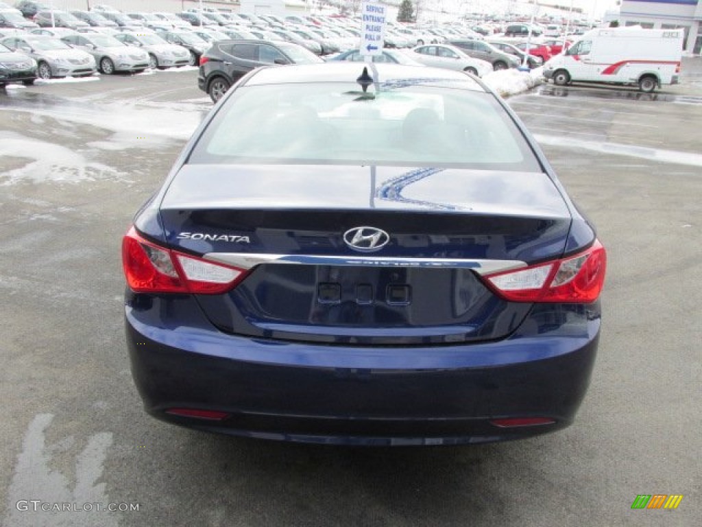 2013 Sonata GLS - Indigo Night Blue / Gray photo #4