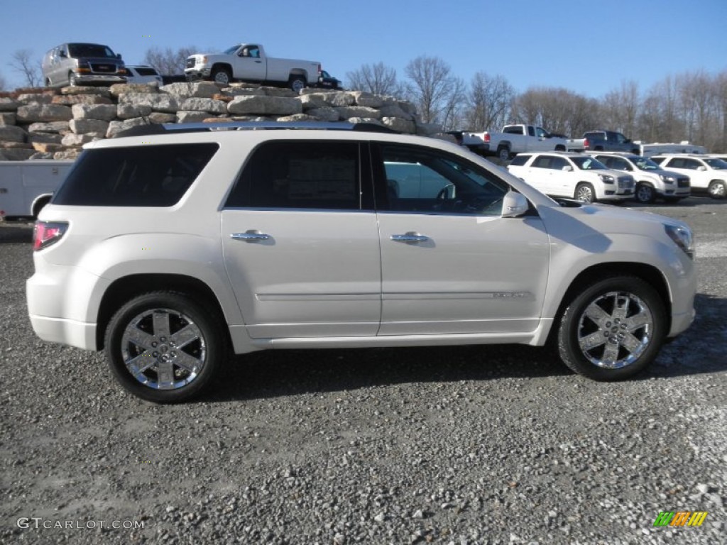 White Diamond Tricoat GMC Acadia