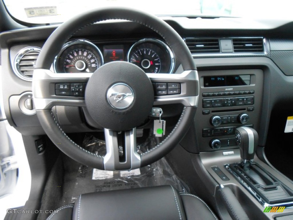 2014 Ford Mustang GT/CS California Special Coupe California Special Charcoal Black/Miko Suede Dashboard Photo #78145211