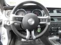 California Special Charcoal Black/Miko Suede 2014 Ford Mustang GT/CS California Special Coupe Steering Wheel