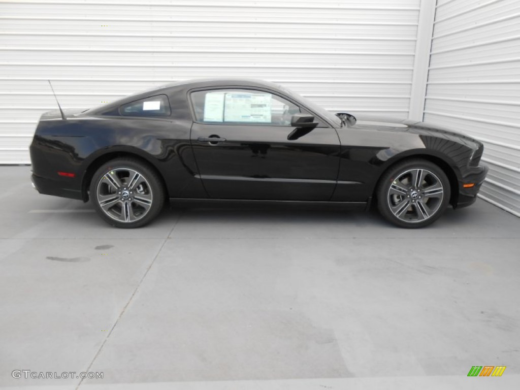 Black 2014 Ford Mustang V6 Coupe Exterior Photo #78145503