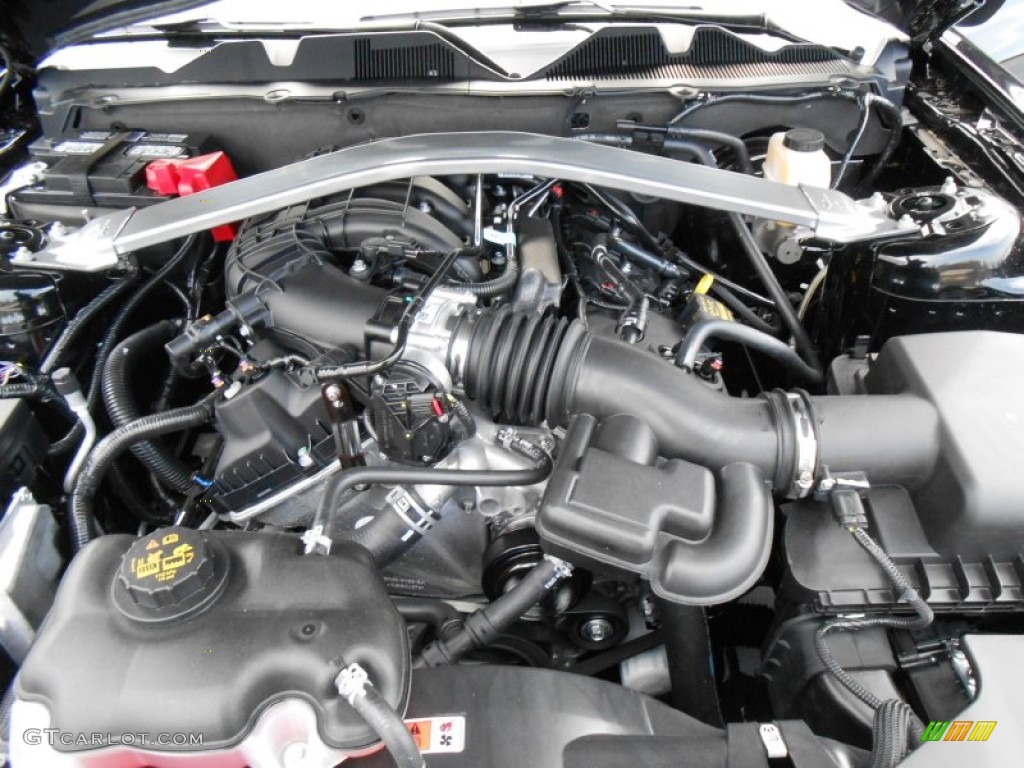 2014 Ford Mustang V6 Coupe 3.7 Liter DOHC 24-Valve Ti-VCT V6 Engine Photo #78145754