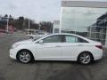 2013 Shimmering White Hyundai Sonata Limited  photo #2