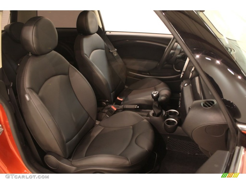 Carbon Black Interior 2012 Mini Cooper S Hardtop Photo #78146151