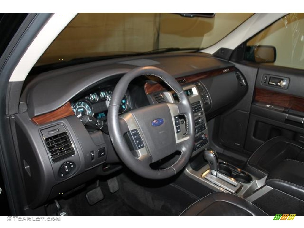 2009 Ford Flex SEL AWD Charcoal Black Dashboard Photo #78146744