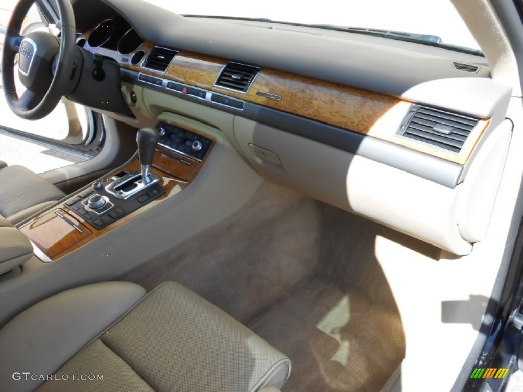 2006 Audi A8 L 4.2 quattro Mojave Sand Dashboard Photo #78146783