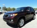 2011 Dark Cherry Kia Sorento EX  photo #13