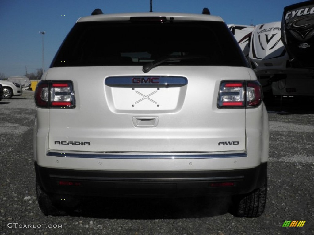 2013 Acadia SLT AWD - White Diamond Tricoat / Dark Cashmere photo #29