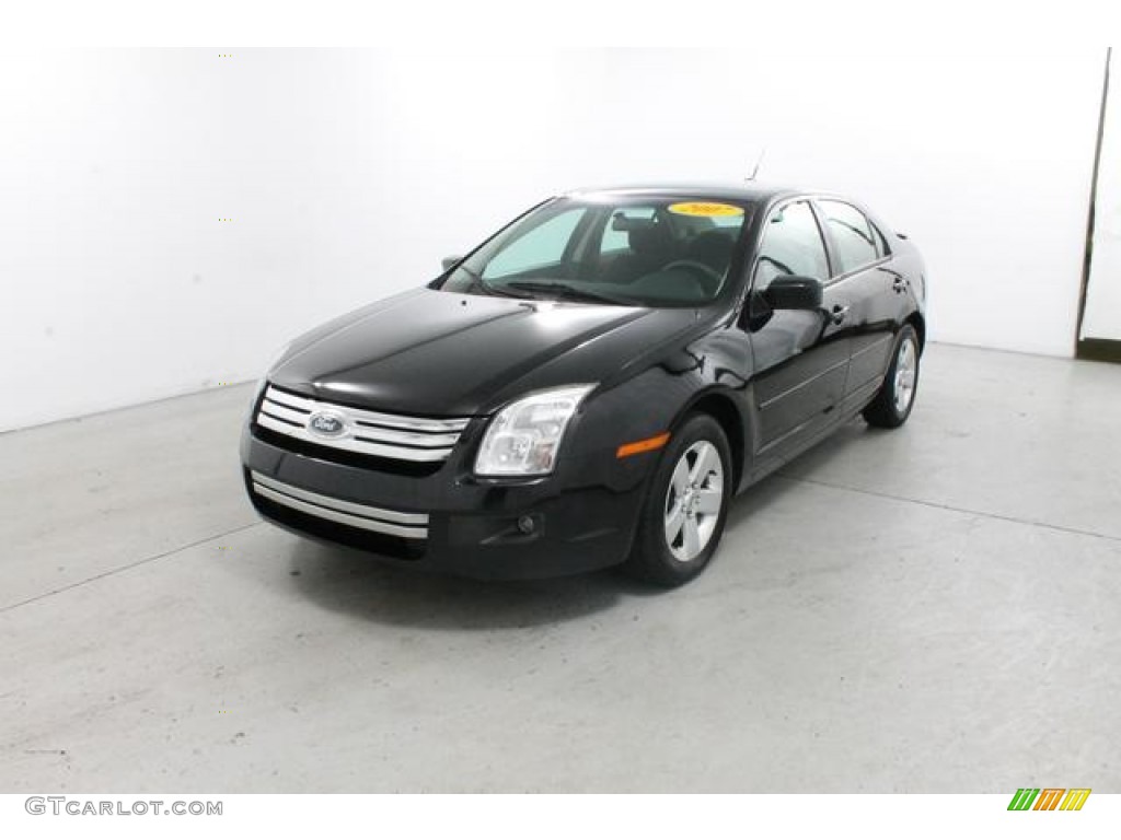 2007 Fusion SE V6 AWD - Black / Charcoal Black photo #1