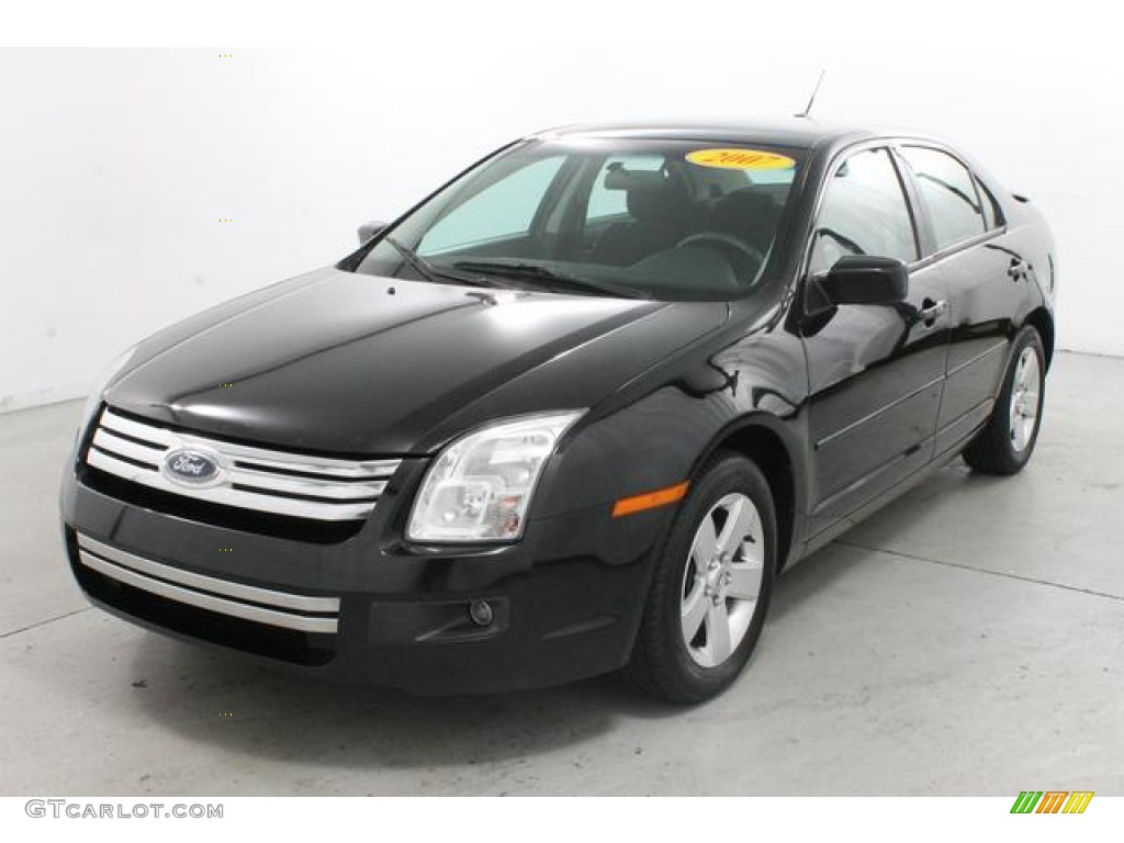 Black 2007 Ford Fusion SE V6 AWD Exterior Photo #78147459