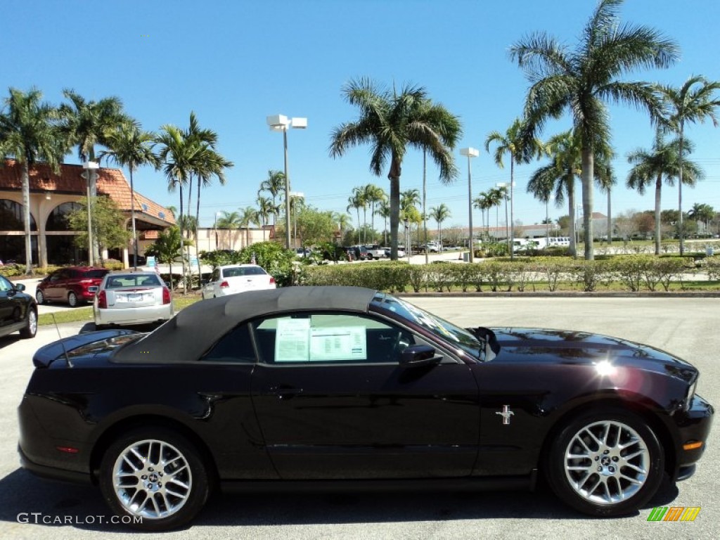 2012 Mustang V6 Premium Convertible - Lava Red Metallic / Charcoal Black photo #5