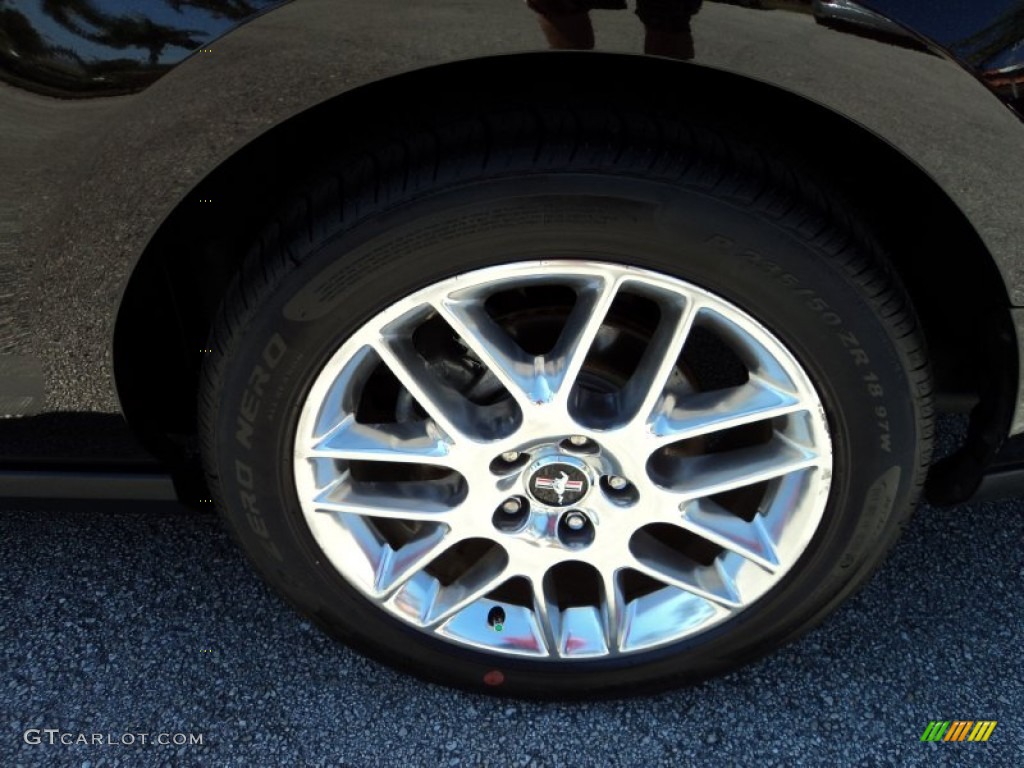 2012 Mustang V6 Premium Convertible - Lava Red Metallic / Charcoal Black photo #12