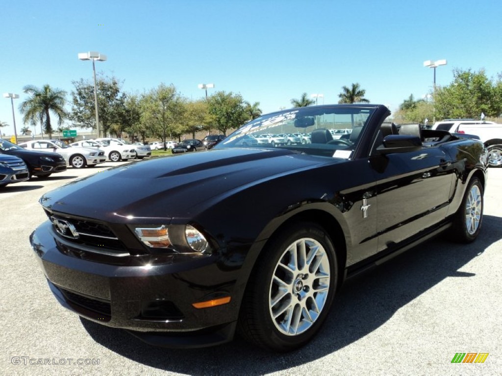 2012 Mustang V6 Premium Convertible - Lava Red Metallic / Charcoal Black photo #15