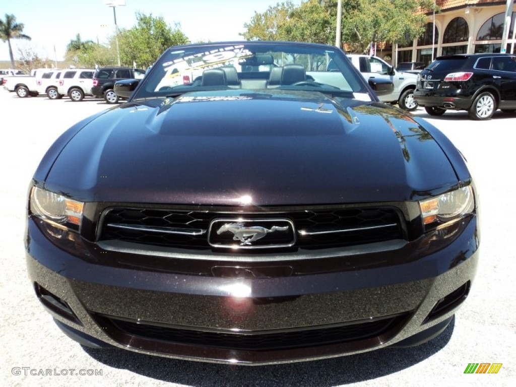 2012 Mustang V6 Premium Convertible - Lava Red Metallic / Charcoal Black photo #17