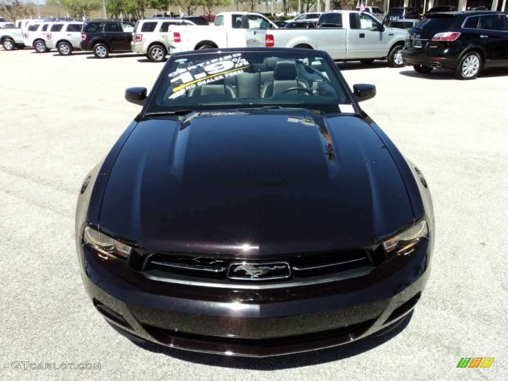 2012 Mustang V6 Premium Convertible - Lava Red Metallic / Charcoal Black photo #18