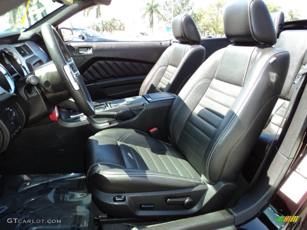 2012 Mustang V6 Premium Convertible - Lava Red Metallic / Charcoal Black photo #21