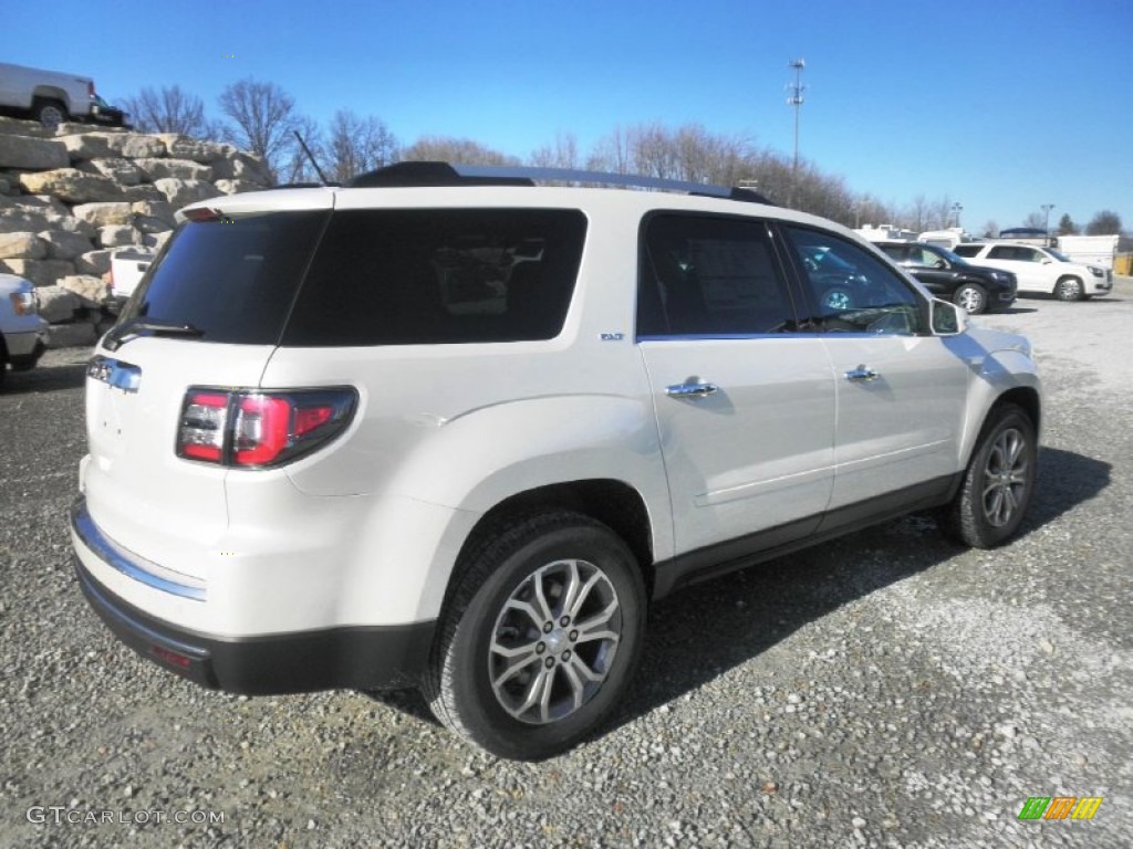 2013 Acadia SLT - White Diamond Tricoat / Dark Cashmere photo #29