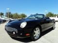 Evening Black 2002 Ford Thunderbird Premium Roadster Exterior
