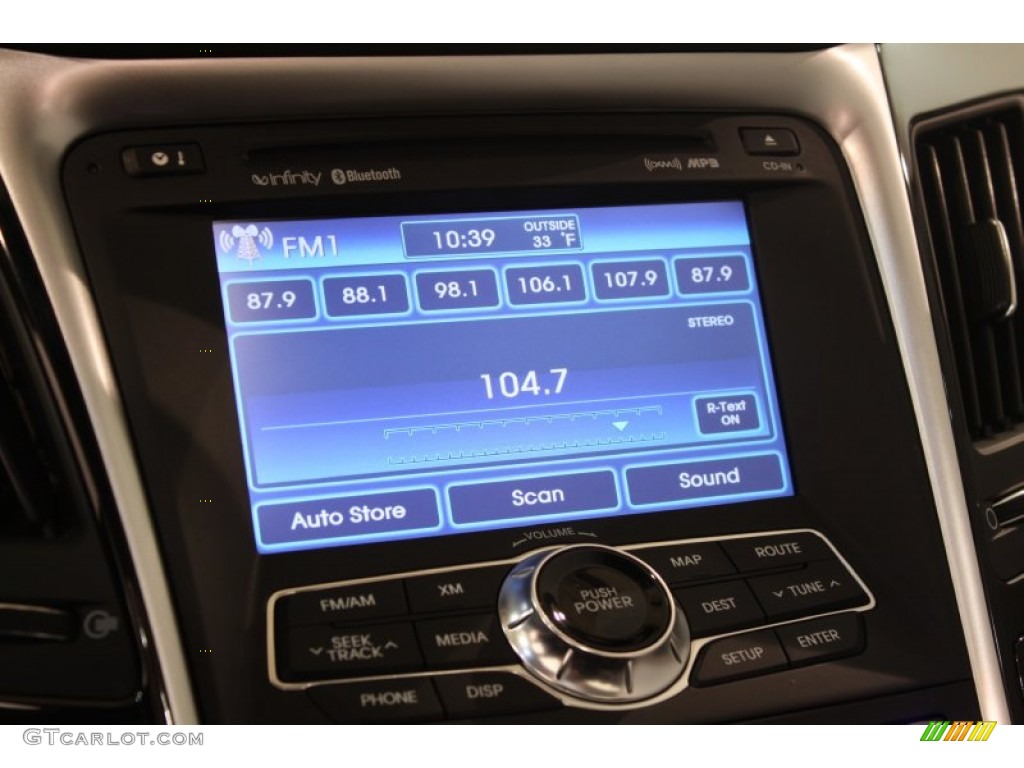 2011 Sonata Limited 2.0T - Midnight Black / Black photo #9