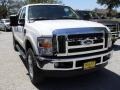 2009 Oxford White Ford F250 Super Duty Lariat Crew Cab 4x4  photo #3