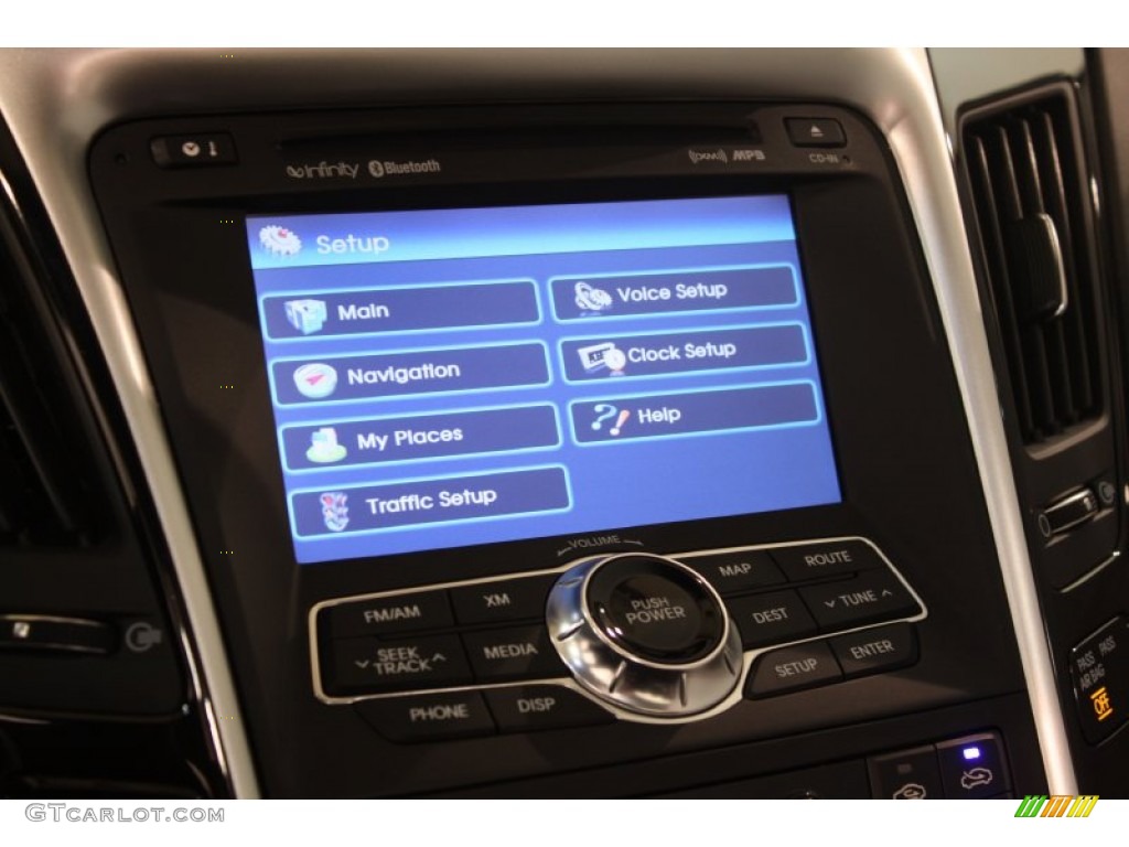 2011 Sonata Limited 2.0T - Midnight Black / Black photo #13