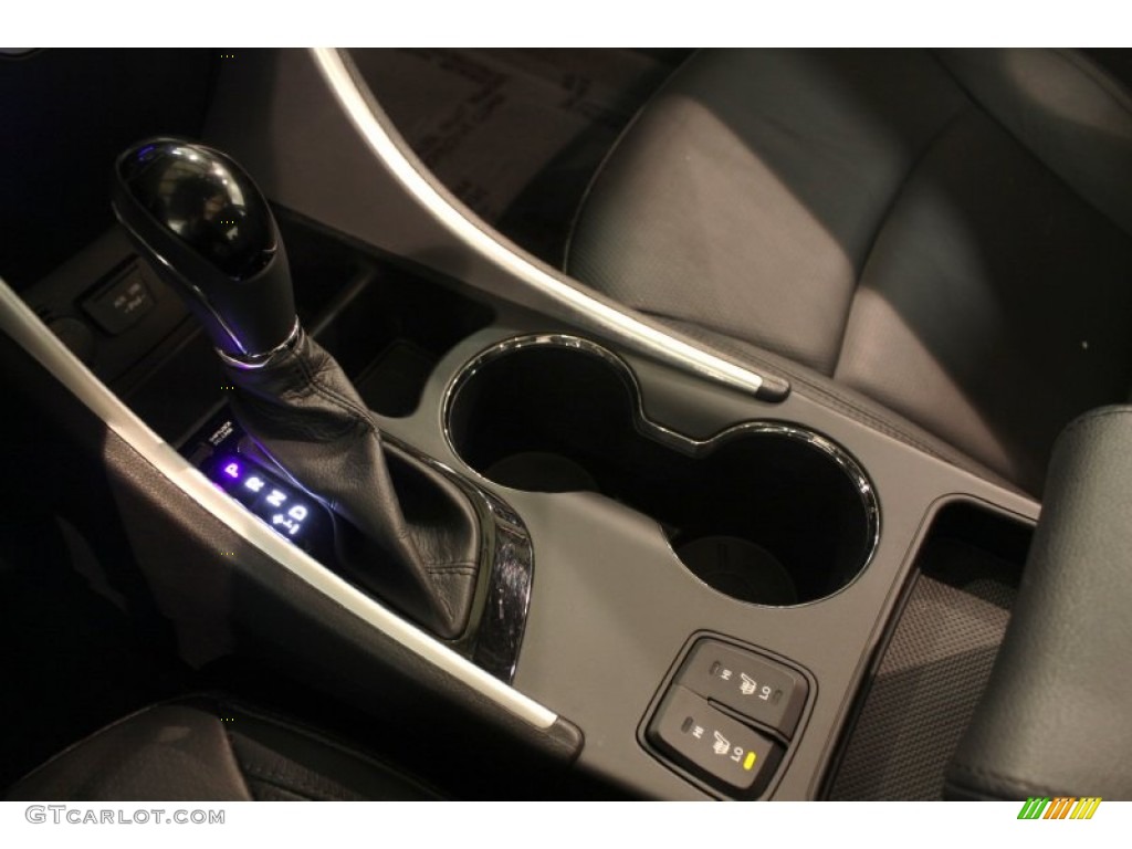 2011 Sonata Limited 2.0T - Midnight Black / Black photo #15