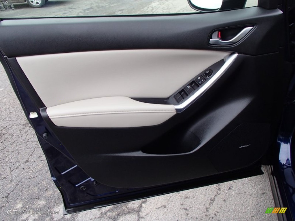 2013 Mazda CX-5 Grand Touring Sand Door Panel Photo #78149090