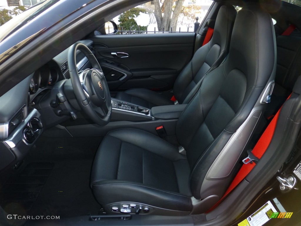 Black Interior 2012 Porsche New 911 Carrera S Coupe Photo #78149124