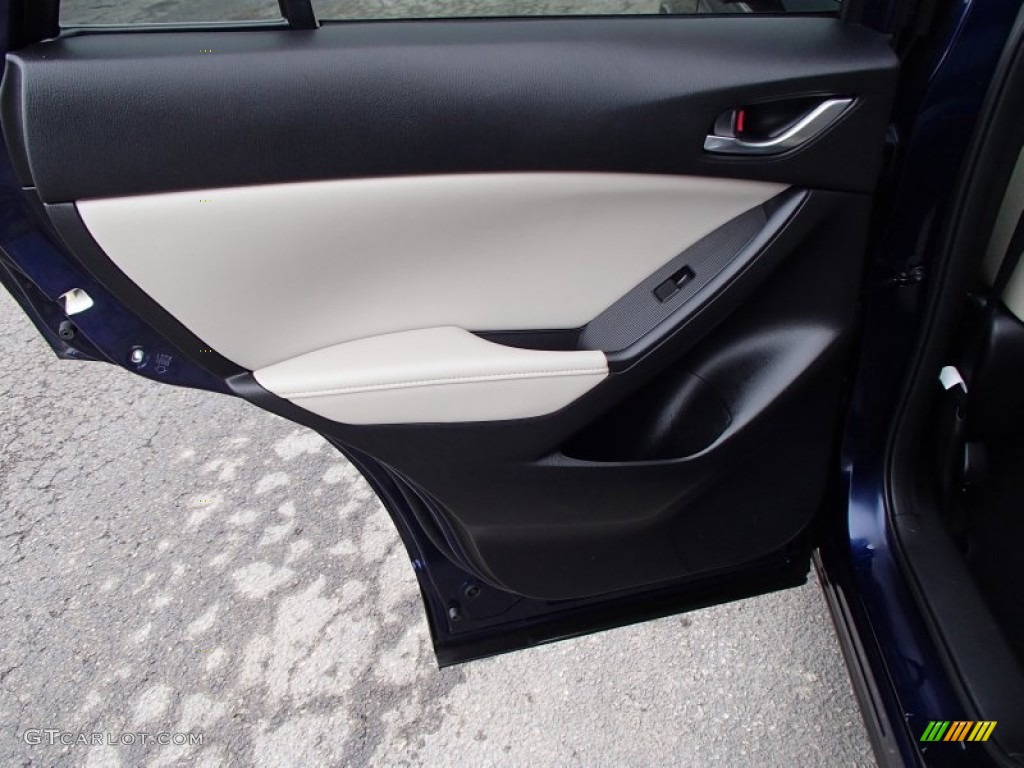 2013 Mazda CX-5 Grand Touring Sand Door Panel Photo #78149133