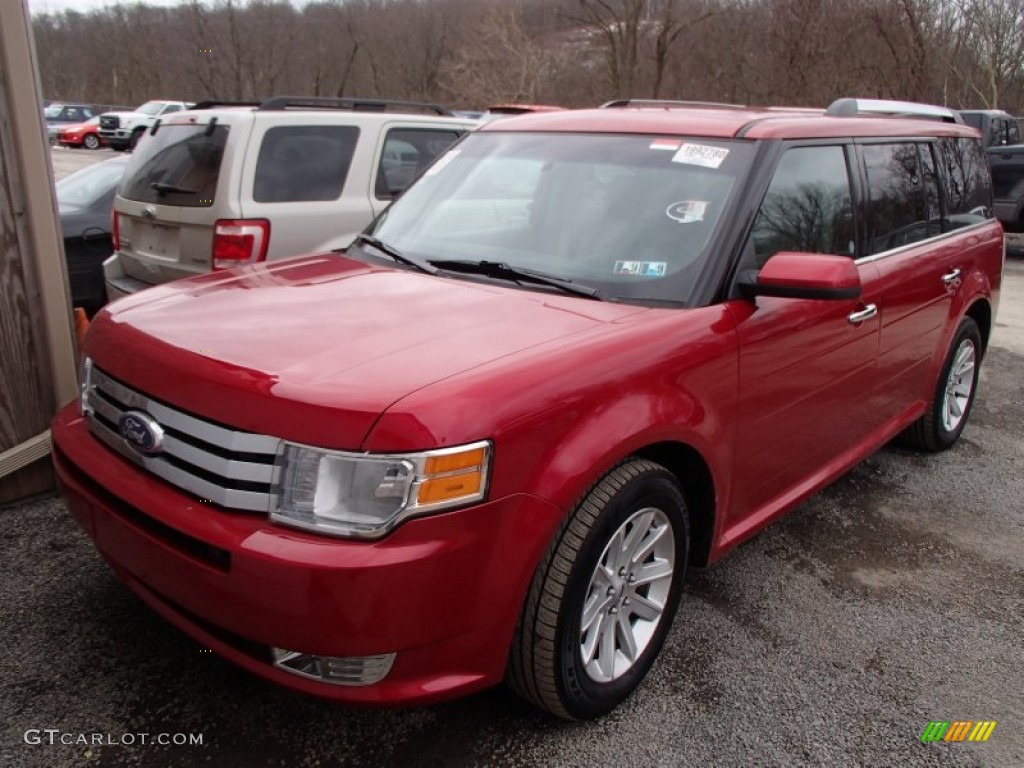 Red Candy Metallic 2012 Ford Flex SEL AWD Exterior Photo #78150126