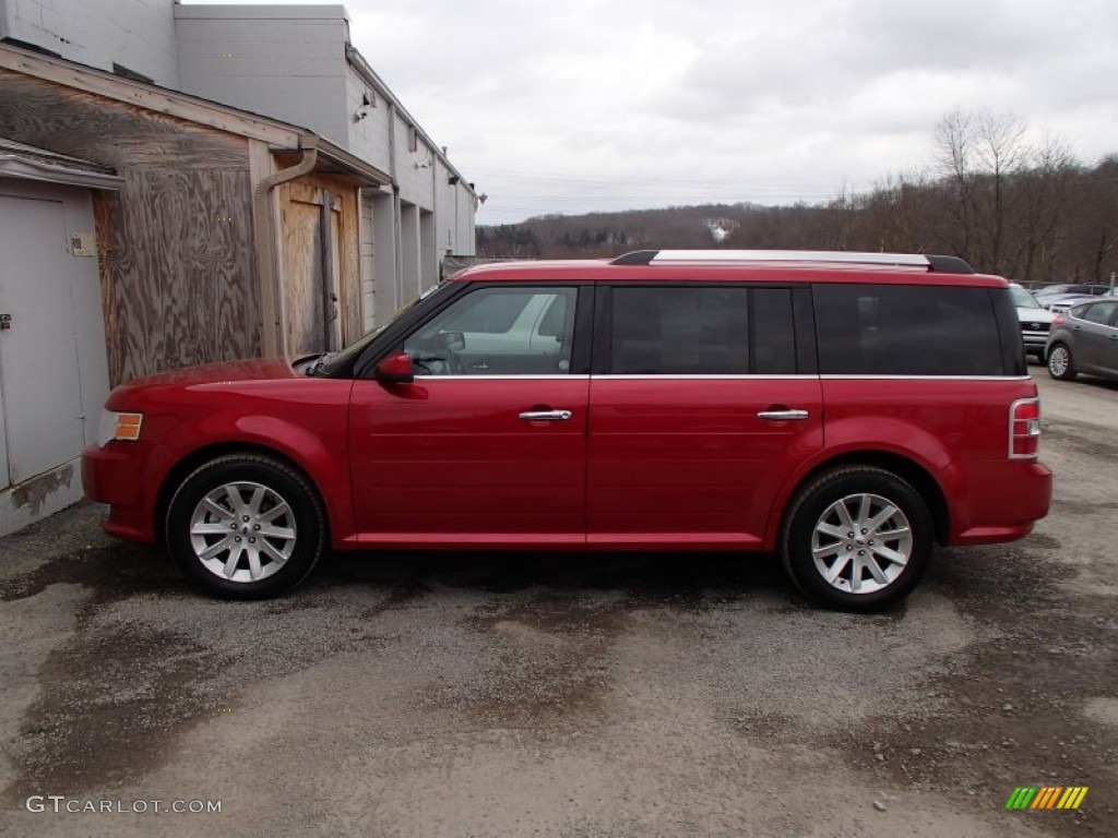 Red Candy Metallic 2012 Ford Flex SEL AWD Exterior Photo #78150168
