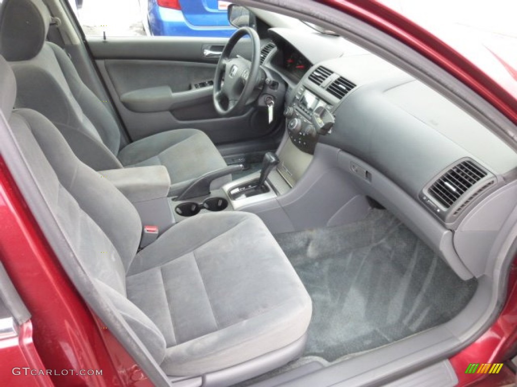 2003 Accord EX Sedan - Redondo Red Pearl / Gray photo #9