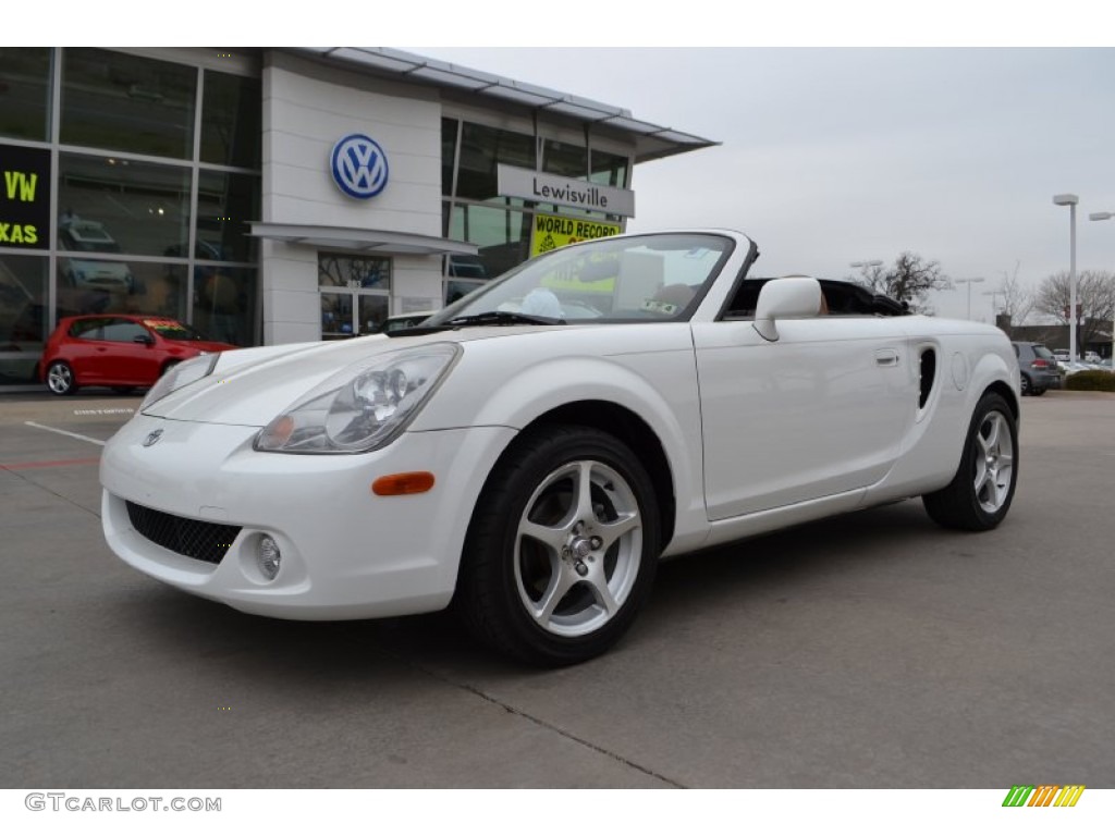 2005 MR2 Spyder Roadster - Super White / Tan photo #1